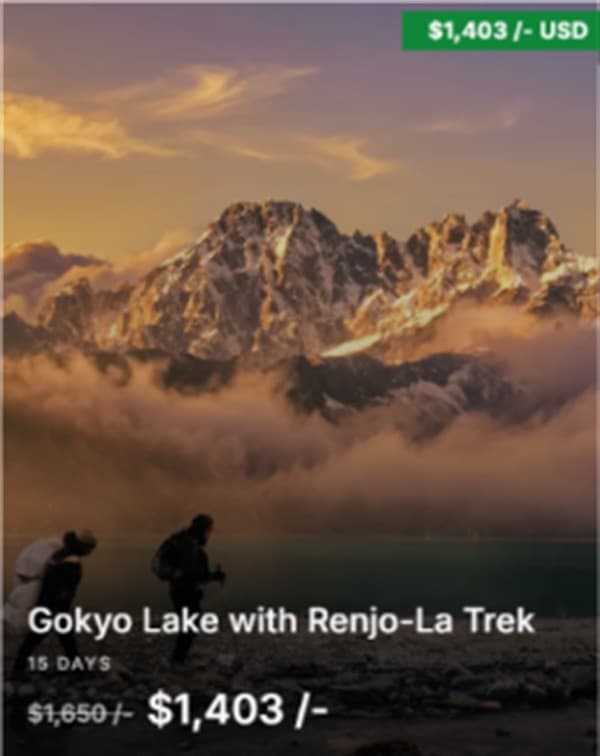 Gokyo Lake with Renjo-La Trek